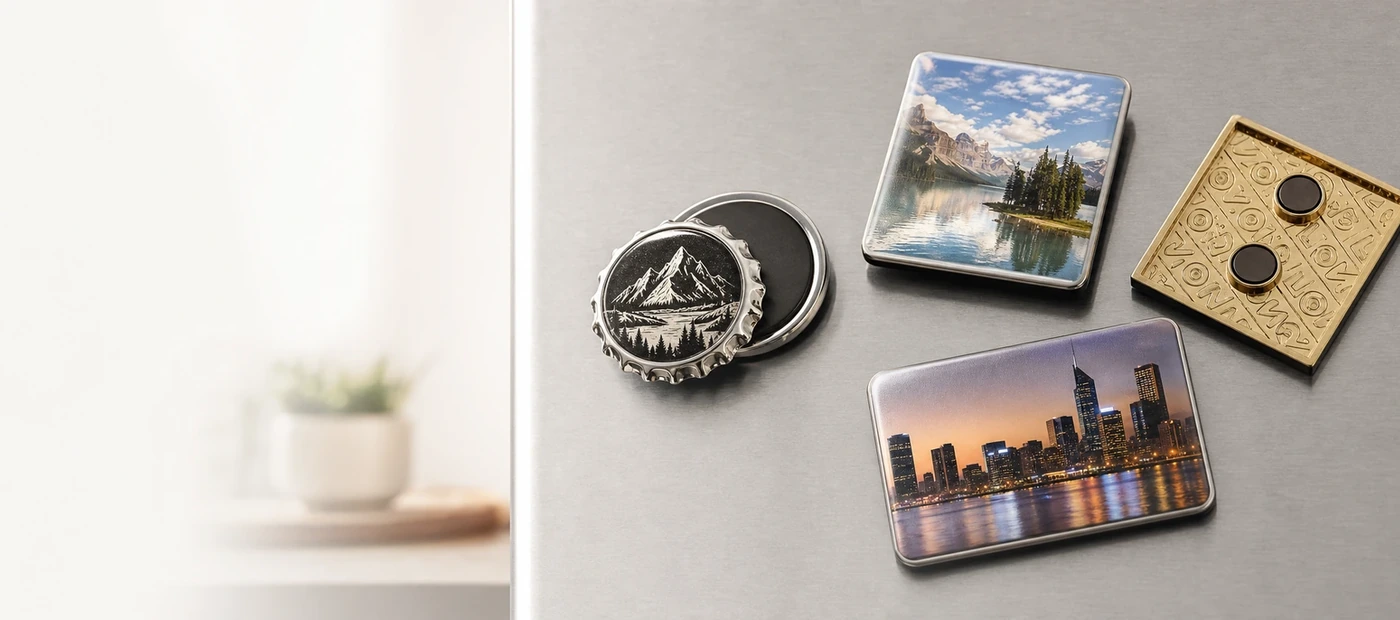 Custom Metal Fridge Magnets