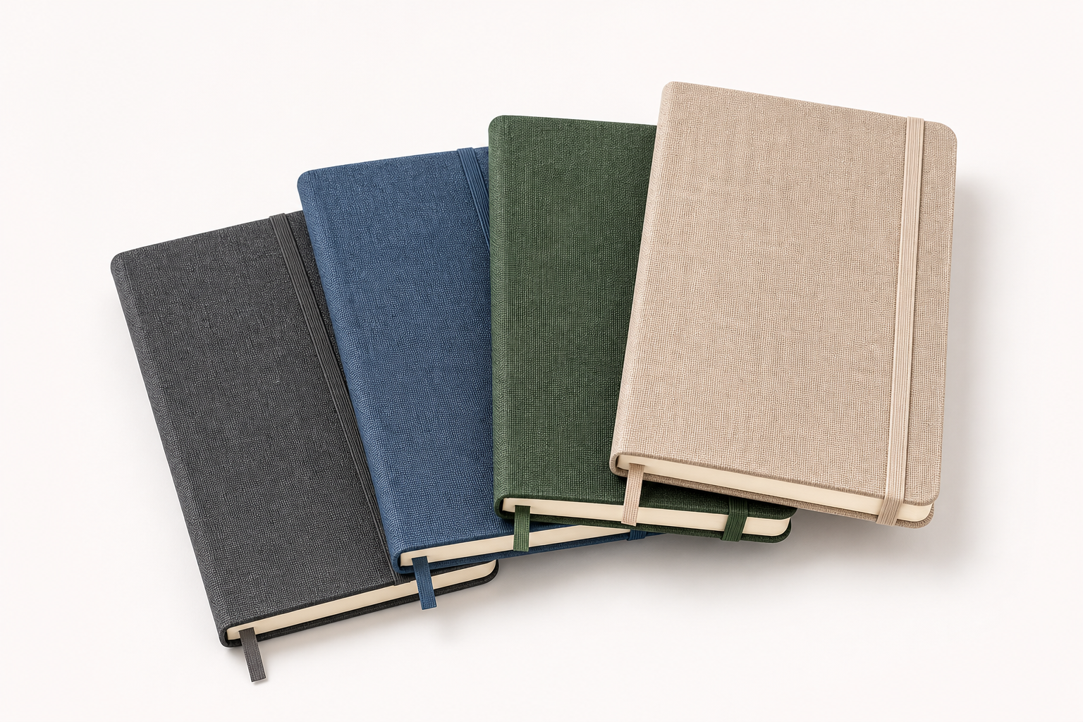 Image d’échantillon de produit Carnets personnalisés en tissu