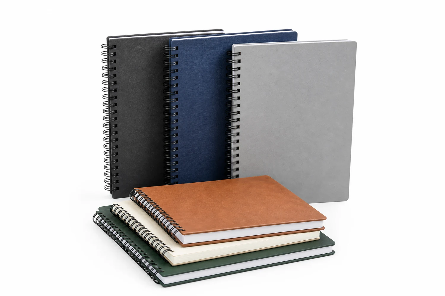 Image d’échantillon de produit Carnets personnalisés à spirale
