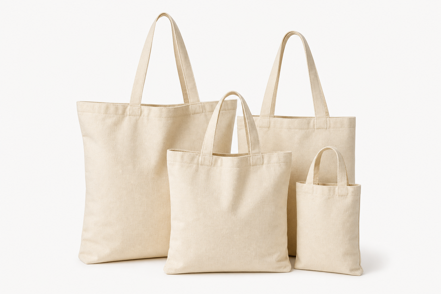 Image d’échantillon produit de sacs en coton personnalisés
