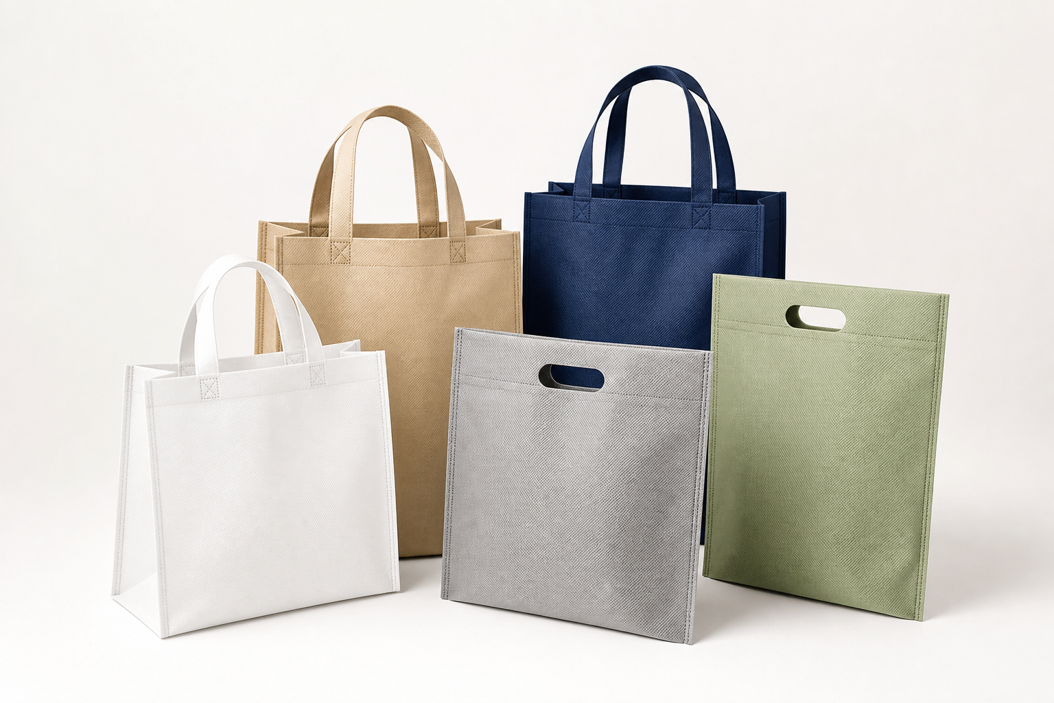 Image d’échantillon produit de sacs non tissés personnalisés