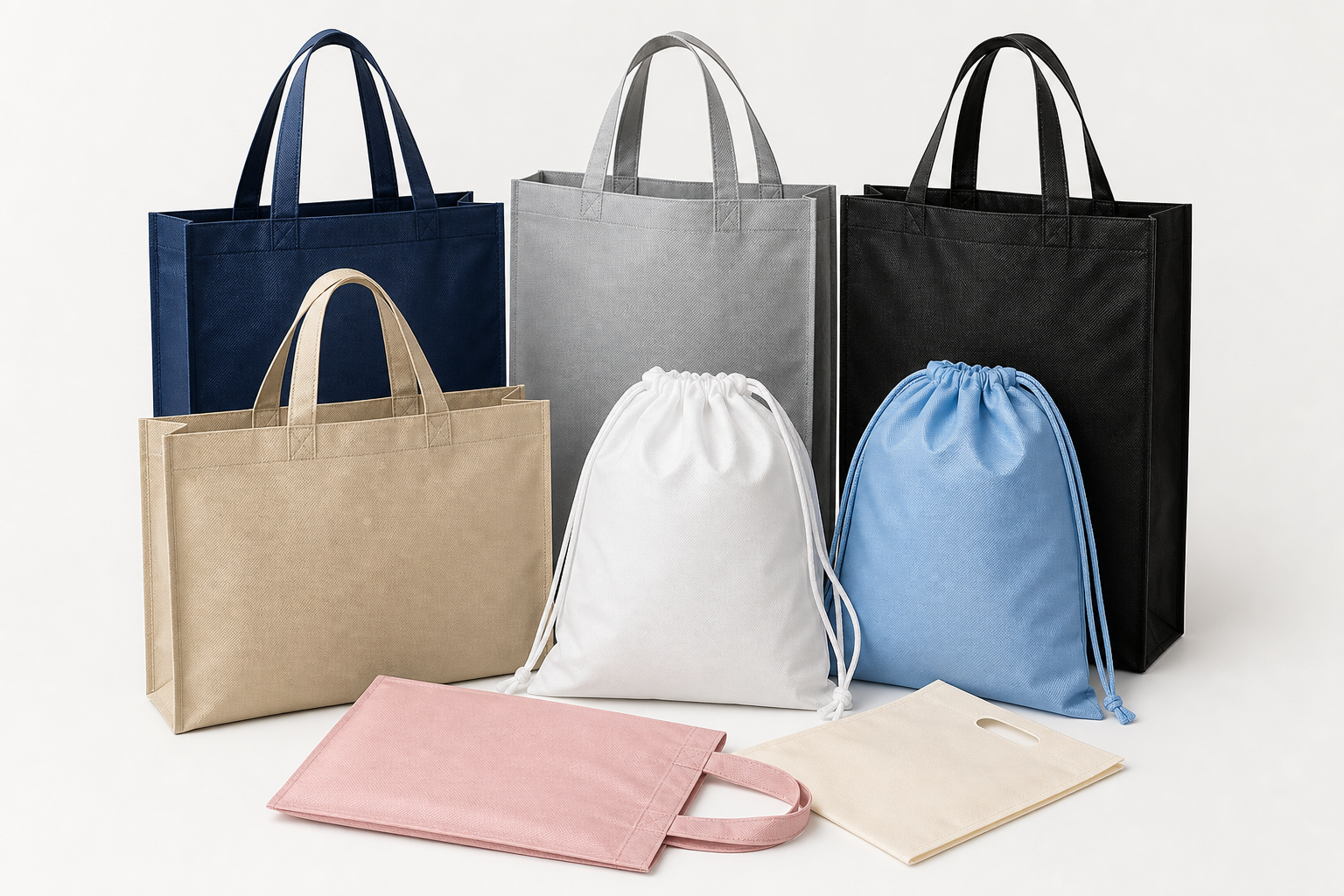 Image d’échantillon produit de sacs en polyester personnalisés