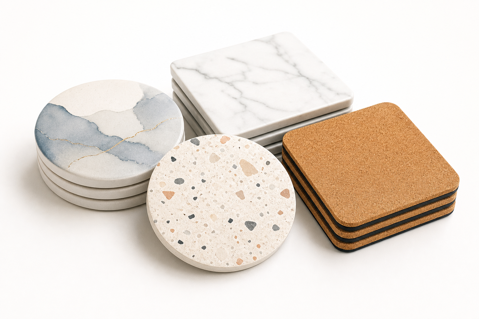 Image d’exemple produit de sous-verres personnalisés