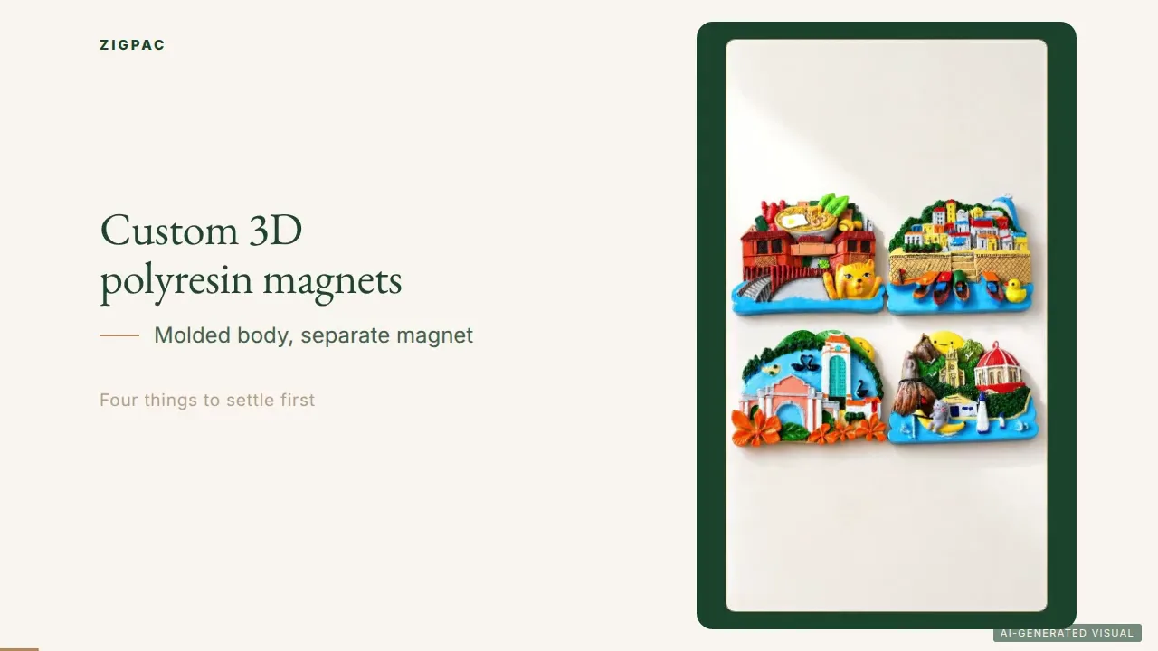 Magnets de réfrigérateur en résine personnalisés pour 3D souvenirs et cadeaux de marque : guide vidéo