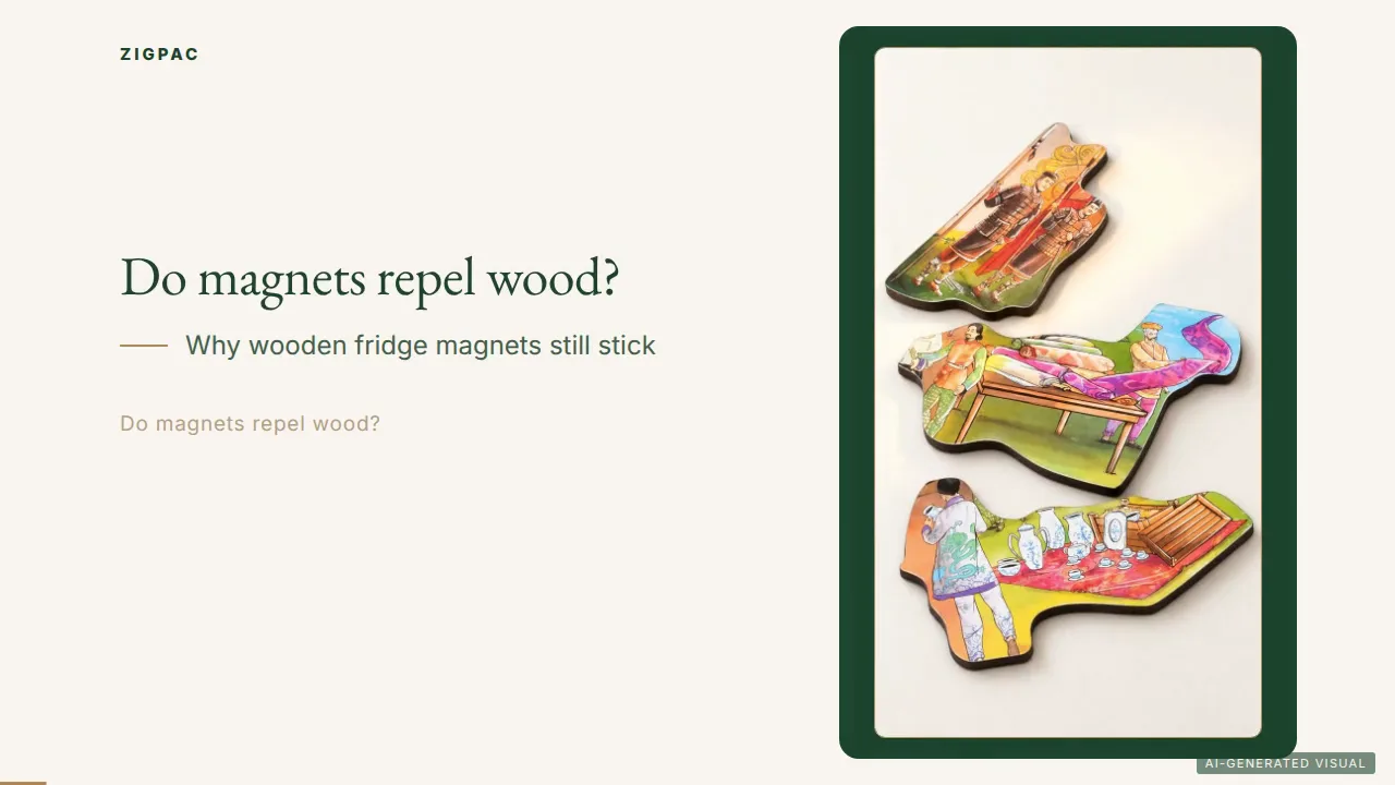 Les aimants repoussent-ils le bois ? Pourquoi les magnets de frigo en bois tiennent quand même (vidéo)
