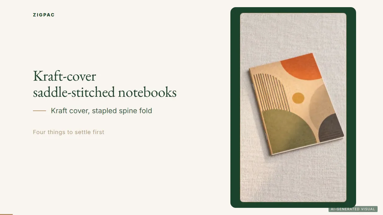 Carnets en carton personnalisés avec couvertures en carton kraft : guide vidéo