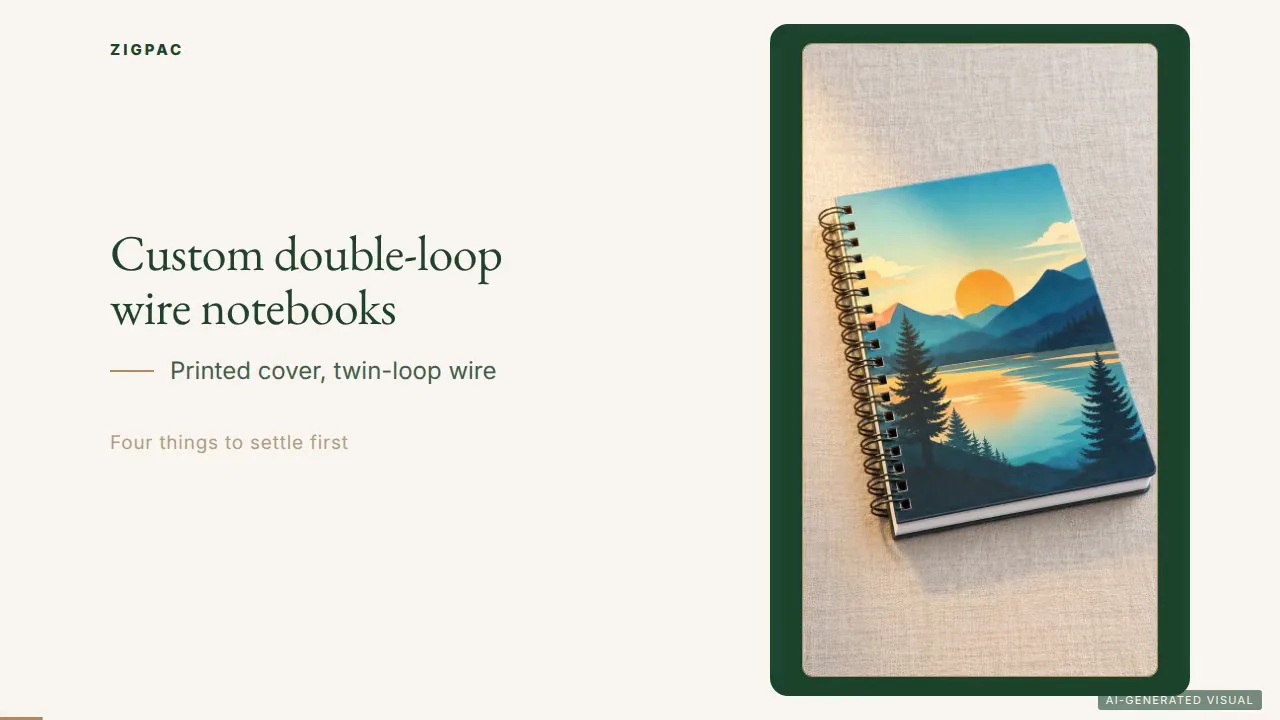 Carnets Wire-O personnalisés pour cadeaux de marque, agendas et notes quotidiennes : guide vidéo
