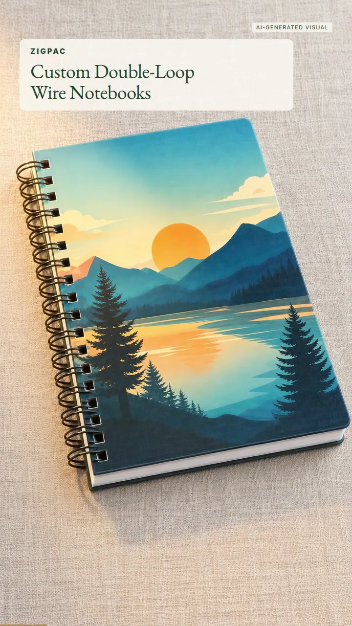Carnets Wire-O personnalisés pour cadeaux de marque, agendas et notes quotidiennes : vidéo courte