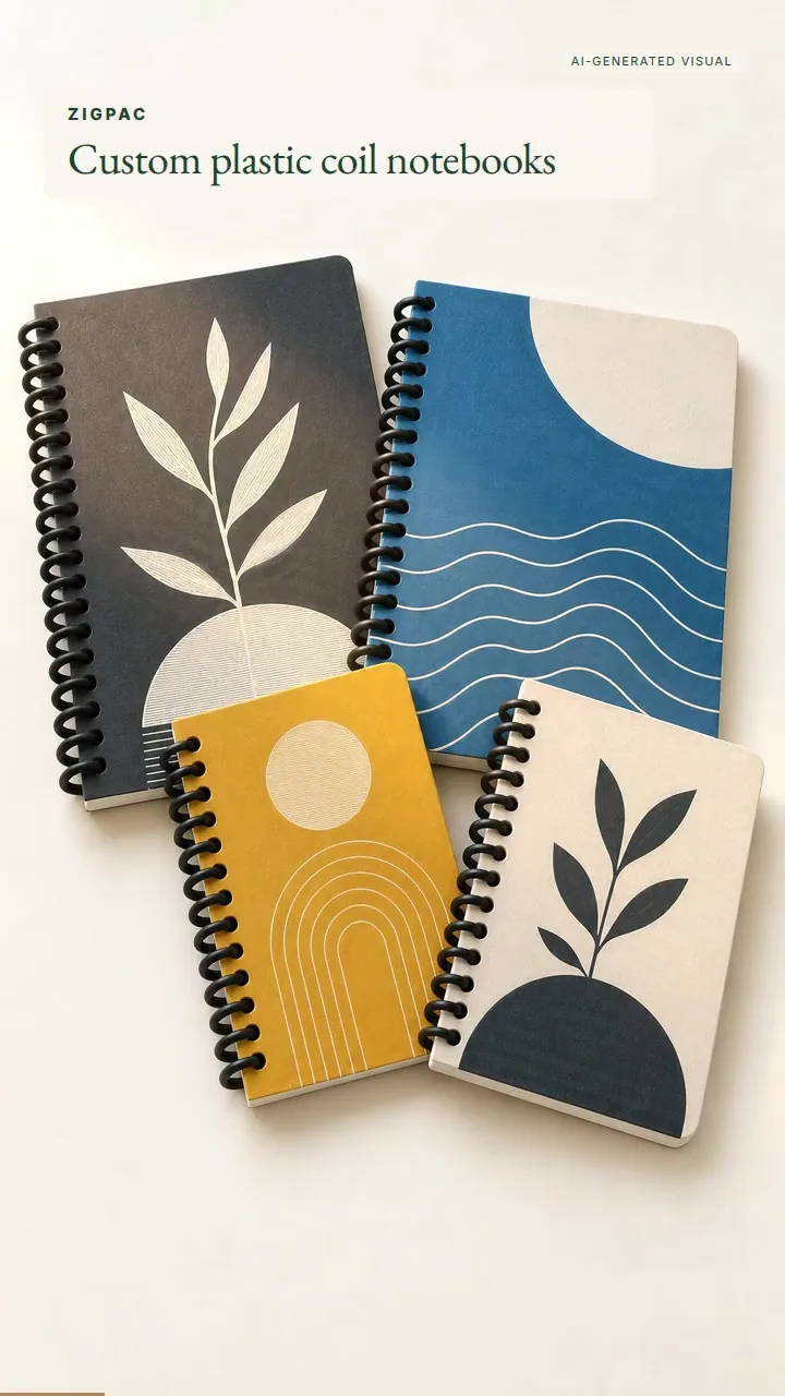 Carnets personnalisés à spirale plastique : vidéo courte