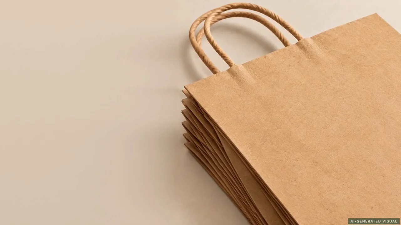 Sacs en papier kraft brun personnalisés avec poignées torsadées : guide vidéo
